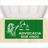 Tapete Capacho Advocacia Bem Vindo 80x40 Cm Decorativo. - 1