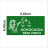 Tapete Capacho Advocacia Bem Vindo 80x40 Cm Decorativo. - 2