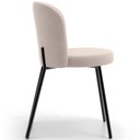Ver imagem 6 de Kit 4 Cadeiras Sala de Jantar Estofada Gavi L02 Suede Bege - Lyam Decor