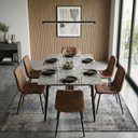 Ver imagem 3 de Mesa Pandora Tampo de Granito para Cozinha Sala de Jantar Caemmun