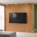 Ver imagem 1 de Painel para Tv Ripado 2.6 Modular Canela Linea Brasil - Nature Fosco