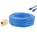 Ver imagem 3 de Cabo de Rede 40 Metros Ethernet Lan Rj45 Cftv Azul Tamanho: 40m