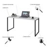 Mesa para Computador Diretor Estilo Industrial 1,50m Kuadra Snow - 4