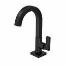 Ver imagem 1 de Torneira de Mesa Bica Alta para Lavatório Black Matte Cod: 1198.bl38.mt