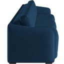 Ver imagem 2 de Sofá Cama para Sala de Estar 4 Lugares 336cm Montserrat K01 Veludo Azul Marinho - Lyam Decor