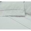 Ver imagem 1 de Jogo de Cama Lençol 400 Fios Queen P. Palito 4 Pçs Branco Casa Dona