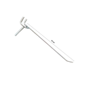 Ver imagem 2 de Kit 10 Ganchos Zincados para Chapa Perfurada - 15 Cm