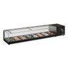 Vitrine Refrigerada de Bancada sem Bandejas Gvrs200 Gelopar Expositor Preto 220v - 1