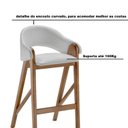 Ver mais imagens de Conjunto 2 Banquetas Tecido Único 2235 Bf Pérola Marrom/Amêndoa