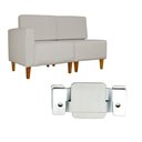 Ver imagem 4 de Poltrona Decorativa Alice Pés Trapézio Suede Bege - Ds Estofados