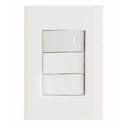 Ver imagem 1 de Conjunto 4x2 com 2 Interruptores Simples 10 a 250 V Tramontina Giz Branco