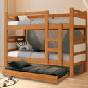 Ver imagem 1 de Treliche Jaspe Cama Auxiliar com 3 Colchões D20 Espuma Cor:off-white