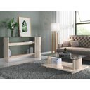 Ver imagem 5 de Conjunto Aparador e Mesa Centro Rima Moderno MDP Off White Casah