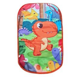 Tapete Infantil De Atividades Com Piano Dino Vermelho - 2