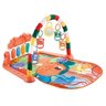 Tapete Infantil De Atividades Com Piano Dino Vermelho - 1