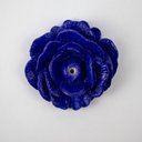 Ver imagem 2 de Incensário Porta Incenso Artesanal Rosa Roxa 4 Cm Resina