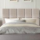 Ver imagem 3 de Cabeceira Cama Box Solteiro King Estofada Poliana 100 Cm Suede:bege