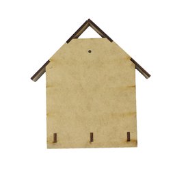 Porta Chave Casinha MDF - Kit 20 Peças para Sua Casa-  Decoração/Sala/Organizador/Porta chaves - 5