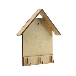 Porta Chave Casinha MDF - Kit 20 Peças para Sua Casa-  Decoração/Sala/Organizador/Porta chaves - 7