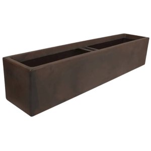 Vaso Floreira Cubo (100x20) Rusty Vasart