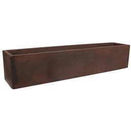 Vaso Floreira Cubo (100x20) Rusty Vasart - 3