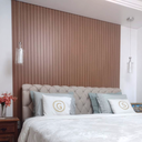 Ver imagem 7 de Kit Caixa 10 Ripado Painel Madeira MDF Parede e Teto 0,55cm x 2,70cm