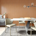 Ver imagem 6 de Kit Caixa 10 Ripado Painel Madeira MDF Parede e Teto 0,55cm x 2,70cm