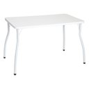 Ver imagem 3 de Conjunto Mesa de Jantar 115cm com 6 Cadeiras Multimóveis Cr50136 Branco Marrom