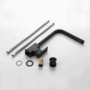 Ver imagem 7 de Torneira Preta Luxo Monocomando Bancada Mesa Articulada Bancada Pia Misturador Quente Frio Aerador