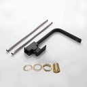 Ver imagem 4 de Torneira Preta Luxo Monocomando Bancada Mesa Articulada Bancada Pia Misturador Quente Frio Aerador