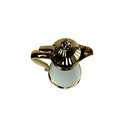Ver mais imagens de Garrafa Térmica Branco com Dourado 1l - 33x20cm - Uso Doméstico - Conforto para Sua Casa - Elegância