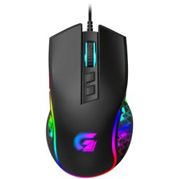 Mouse Usb Gamer Vickers New Edition Rgb Fortrek 8000 Dpi Preto - 1