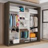 Closet Casal Clarice 4 Prateleiras Carioca Moveis Malbec - 6
