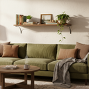 Ver imagem 3 de 2 Prateleira Industrial Mdf 30x100cm Suporte Piatina