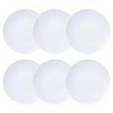 Ver imagem 1 de Jogo 6 Pratinhos de Pão Tramontina Branco em Porcelana 16cm
