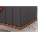 Ver imagem 5 de Balcão P- Banheiro Milano 1 Porta e 1 Gaveta C- Cuba 60cm Titanium-freijo - Mgm