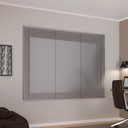Ver imagem 1 de Persiana Horizontal 25mm Alumínio Crisdan sem Furos Aparente Largura 1,60 X 1,30 Altura Prata