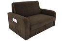 Ver imagem 1 de Sofá Cama Daiane 2 Lugares com Baú Suede Capuccino Matrix