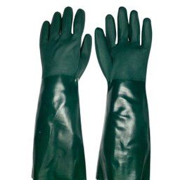 Luva Pvc 46cm Segurança Inseticida, Venenos, Químicos Grossa - 1