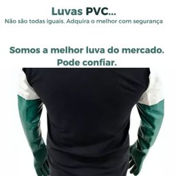 Luva Pvc 46cm Segurança Inseticida, Venenos, Químicos Grossa - 5