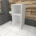 Ver imagem 1 de Armário Banheiro Auxiliar Banheiro Mesa Lateral para Vazo Sanitário Branco