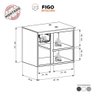 Gabinete para Banheiro em Aço Figo 60 Cozimax Branco - 60 - 3