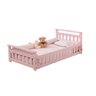 Cama Infantil com Grade Bella Rosa Com Colchão - 1
