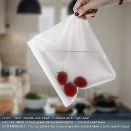 Recipientes de Silicone para Armazenamento de Alimentos Walfos, Reutilizáveis, À Prova de Vazamento - 5