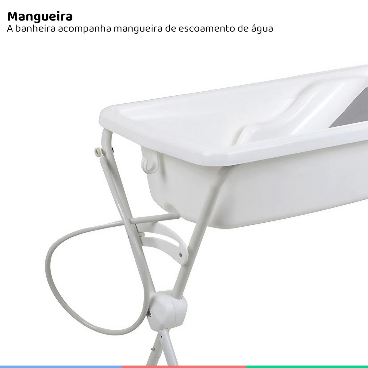 Banheira de Bebê Banho Suporte Dobrável Redutor Assento Recém Nascido Criança até 20kg Saboneteira T - 4