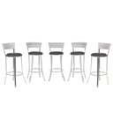 Ver imagem 1 de Banqueta Bistro para Bar, Cozinha, Balcão em Alumínio e Fibra Tc Zanutto 5 Unidades Marmore