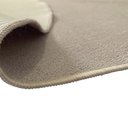 Ver imagem 4 de Tapete Redondo Bouclé Creme Ø135cm Antiderrapante