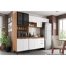 Cozinha Compacta Firenze 4 Peças (2 Aéreos + 1 Balcão + 1 Paneleiro) Fmt005 Amendola-branco - Dem - 1