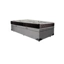 Ver imagem 3 de Cama Box Baú Solteiro Colchão Alana Espuma D20 Acolchões + Box Suede 49x88x188 Cor:Cinza