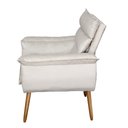 Ver imagem 6 de Kit 2 Poltronas Decorativas Cuba Suede Cinza Claro MV Estofados